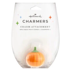 Hallmark Charmers Pumpkin Silicone Charm -Hallmark Shop Charmers Pumpkin Silicone Charm 1ICN1029 04
