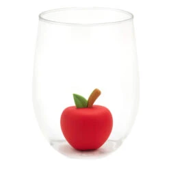 Hallmark Charmers Red Apple Silicone Charm -Hallmark Shop Charmers Red Apple Silicone Charm 1ICN1015 05