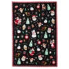 Hallmark Vintage Christmas Icons Tea Towel, 18x26