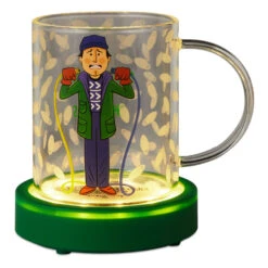 Hallmark National Lampoon's Christmas Vacation™ Clark Griswold Glass Mug With Light And Sound Base, 13 Oz. -Hallmark Shop Clark Griswold Mug and Lightup Base With Sound 1XKT6144 03