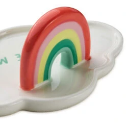 Hallmark Little Miracle Rainbow And Cloud Nursery Decor -Hallmark Shop CloudShaped Figurine With Sculpted Rainbow 1BBY5006 04