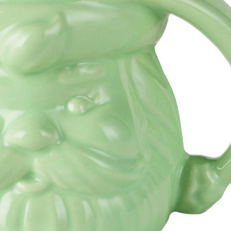 Hallmark Mint Green Sculpted Santa Mug, 8 Oz. 6 Hallmark Mint Green Sculpted Santa Mug, 8 Oz. - Image 4