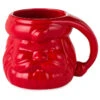 Hallmark Red Sculpted Santa Mug, 8 Oz. 2 Hallmark Red Sculpted Santa Mug, 8 Oz. -Hallmark Shop ColorDipped Shaped Santa Mug in Red 1XKT8029 01