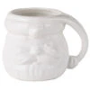 Hallmark White Sculpted Santa Mug, 8 Oz.