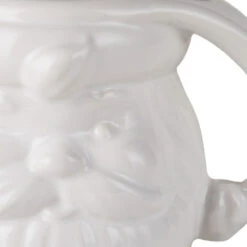 Hallmark White Sculpted Santa Mug, 8 Oz. -Hallmark Shop ColorDipped Shaped Santa Mug in White 1XKT8030 04