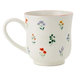 Hallmark Floral Patterns On White Mug, 14.5 Oz. 7 Hallmark Floral Patterns On White Mug, 14.5 Oz. -Hallmark Shop Colorful Botanicals on White Feminine Mug 1ART1025 02