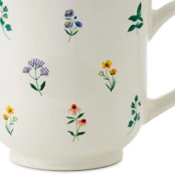 Hallmark Floral Patterns On White Mug, 14.5 Oz. 9 Hallmark Floral Patterns On White Mug, 14.5 Oz. -Hallmark Shop Colorful Botanicals on White Feminine Mug 1ART1025 04