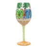 Lolita Stuck In Sand Handpainted Wine Glass, 15 Oz. -Hallmark Shop Colorful FlipFlops Stuck in Sand Wine Glass 6016737 01