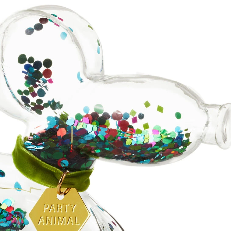 Hallmark Confetti-Filled Glass Balloon Dog 5 Hallmark Confetti-Filled Glass Balloon Dog - Image 3
