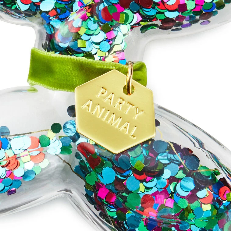 Hallmark Confetti-Filled Glass Balloon Dog 6 Hallmark Confetti-Filled Glass Balloon Dog - Image 4