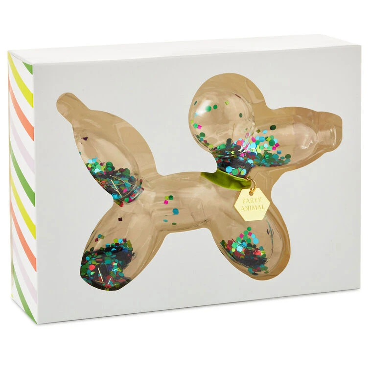 Hallmark Confetti-Filled Glass Balloon Dog 7 Hallmark Confetti-Filled Glass Balloon Dog - Image 5
