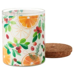 Hallmark Cranberry And Orange Peel Scented 2-Wick Jar Candle, 14.5 Oz. 9 Hallmark Cranberry And Orange Peel Scented 2-Wick Jar Candle, 14.5 Oz. -Hallmark Shop Cranberry and Orange Peel Scented Jar Candle 1CND1013 03