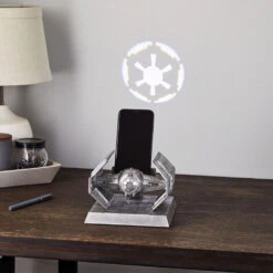 Hallmark Star Wars™ Darth Vader™ TIE Fighter™ Phone Stand With Light -Hallmark Shop Darth Vader TIE Fighter Phone Stand With Light 1SHP2177 05