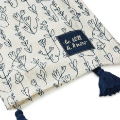 Hallmark DaySpring Be Still And Know Throw Blanket With Tassels, 50x60 -Hallmark Shop DaySpring Be Still and Know Throw Blanket With Tassels 1REL2048 03