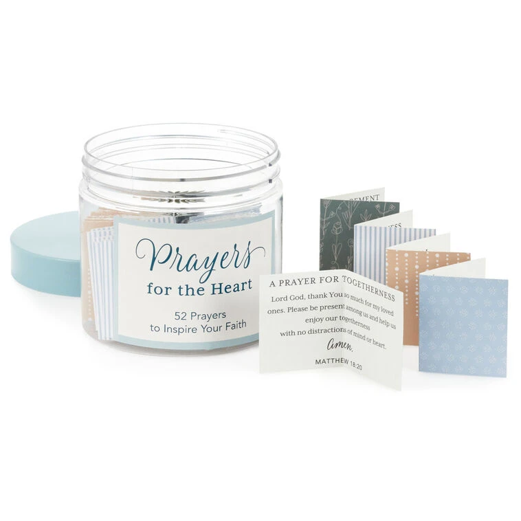 Hallmark DaySpring Prayers For The Heart Jar With 52 Prayer Cards 4 Hallmark DaySpring Prayers For The Heart Jar With 52 Prayer Cards - Image 2
