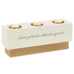 Hallmark DaySpring Shine Goodness Tealight Holder 7 Hallmark DaySpring Shine Goodness Tealight Holder -Hallmark Shop DaySpring Shine Goodness Tealight Holder 1REL2053 02