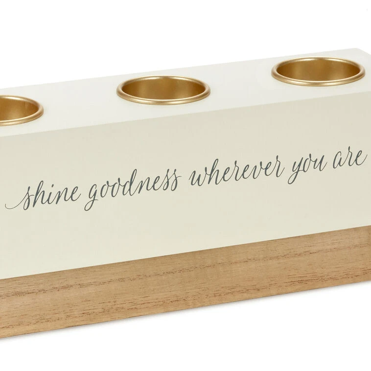Hallmark DaySpring Shine Goodness Tealight Holder 5 Hallmark DaySpring Shine Goodness Tealight Holder - Image 3