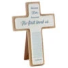 Hallmark DaySpring Wood And Ceramic Cross With Scripture -Hallmark Shop DaySpring Wood and Ceramic Cross With Scripture 1REL2047 01