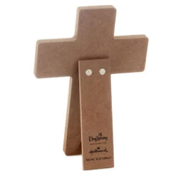 Hallmark DaySpring Wood And Ceramic Cross With Scripture -Hallmark Shop DaySpring Wood and Ceramic Cross With Scripture 1REL2047 02