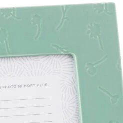 Hallmark Holding You In My Heart Picture Frame, 4x6 9 Hallmark Holding You In My Heart Picture Frame, 4x6 -Hallmark Shop Debossed Flowers on Turquoise 4x6 Picture Frame 1CAP1330 03