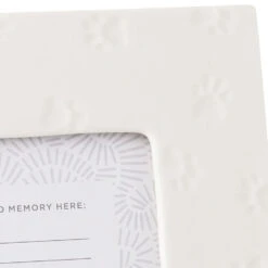 Hallmark A Best Friend Leaves Paw Prints Picture Frame, 4x6 -Hallmark Shop Debossed Paw Prints Pet Remembrance 4x6 Picture Frame 1CAP1331 03