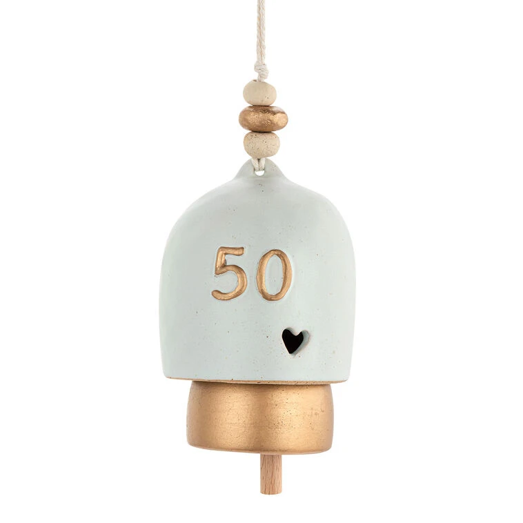 Demdaco Inspired 50th Anniversary Hanging Bell 3 Demdaco Inspired 50th Anniversary Hanging Bell