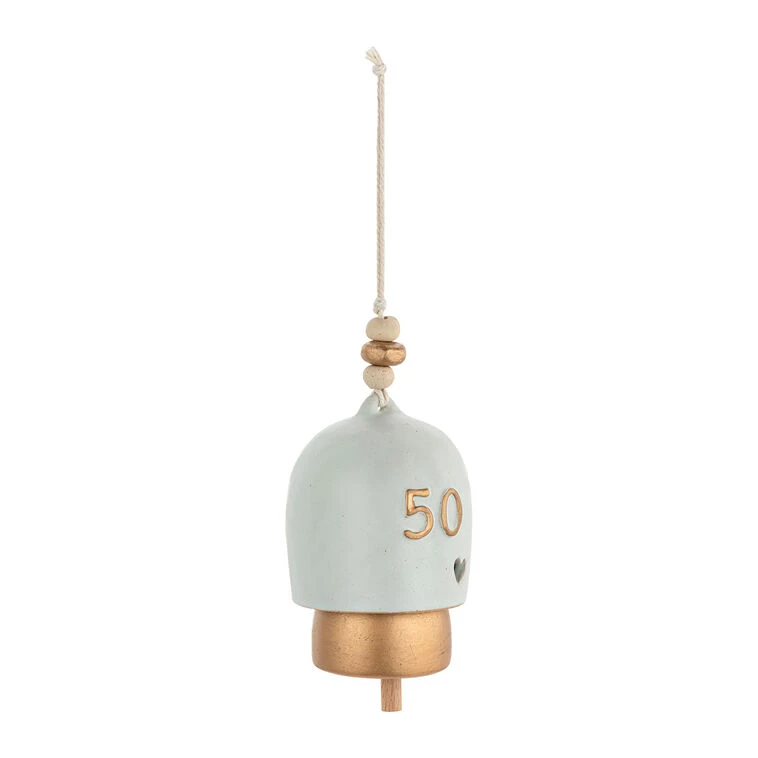 Demdaco Inspired 50th Anniversary Hanging Bell 5 Demdaco Inspired 50th Anniversary Hanging Bell - Image 3