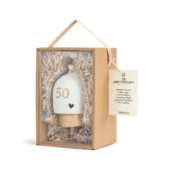 Demdaco Inspired 50th Anniversary Hanging Bell 9 Demdaco Inspired 50th Anniversary Hanging Bell -Hallmark Shop Demdaco 50th Anniversary Decorative Bell 1008010218 05