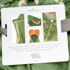 Hallmark Disney Hocus Pocus Winifred Sanderson Hooded Blanket, 74x52 11 Hallmark Disney Hocus Pocus Winifred Sanderson Hooded Blanket, 74x52 -Hallmark Shop Disney Hocus Pocus Winifred Sanderson Hooded Blanket 1HGN1541 05