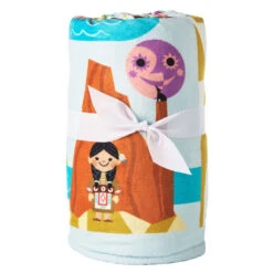Hallmark Disney It's A Small World Map Throw Blanket, 60x52 -Hallmark Shop Disney Its a Small World Map Throw Blanket 1DYG2120 07