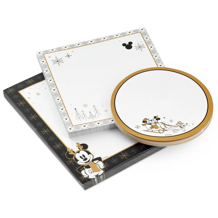 Hallmark Disney Mickey Mouse Christmas Memo Pads, Set Of 3 4 Hallmark Disney Mickey Mouse Christmas Memo Pads, Set Of 3 - Image 2