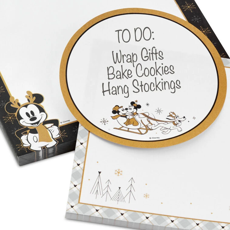 Hallmark Disney Mickey Mouse Christmas Memo Pads, Set Of 3 6 Hallmark Disney Mickey Mouse Christmas Memo Pads, Set Of 3 - Image 4