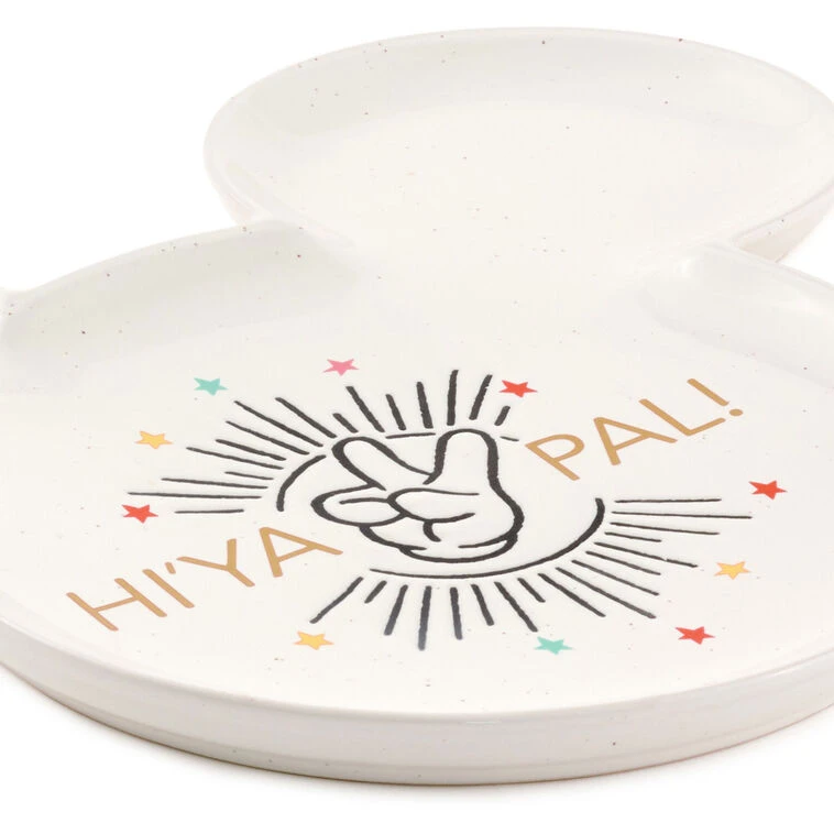 Hallmark Disney Mickey Mouse Ears Ceramic Platter 5 Hallmark Disney Mickey Mouse Ears Ceramic Platter - Image 3