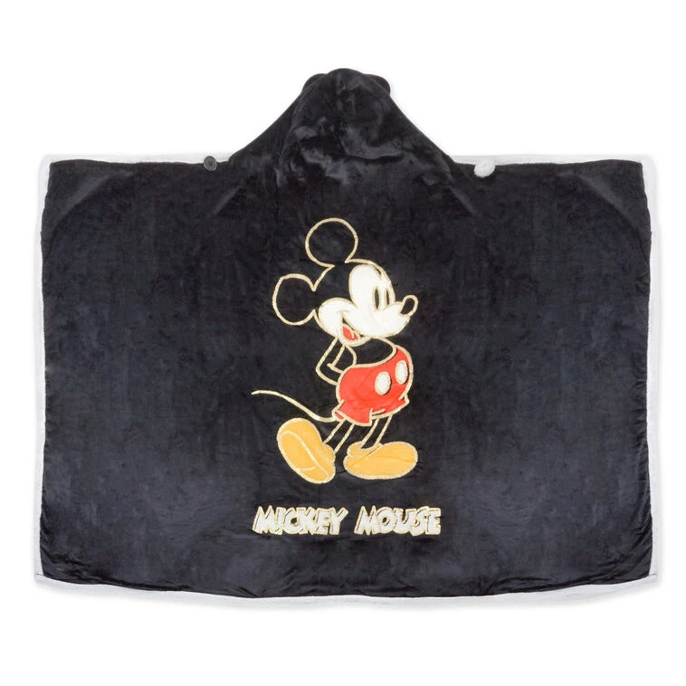 Hallmark Disney Mickey Mouse Hooded Blanket With Mouse Ears 4 Hallmark Disney Mickey Mouse Hooded Blanket With Mouse Ears - Image 2