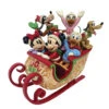 Enesco Jim Shore Mickey Mouse And Friends Sleigh Ride Figurine, 8" 2 Enesco Jim Shore Mickey Mouse And Friends Sleigh Ride Figurine, 8" -Hallmark Shop Disney Mickey and Friends Sleigh Ride Figurine 6016883 01