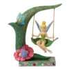 Enesco Jim Shore Disney Tinker Bell In Swing Figurine, 8.5" 2 Enesco Jim Shore Disney Tinker Bell In Swing Figurine, 8.5" -Hallmark Shop Disney Tinker Bell in Swing With Flowers Figurine 6016336 01