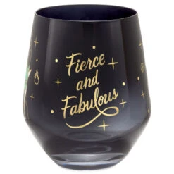 Hallmark Disney Villains Fierce And Fabulous Stemless Wine Glass, 16 Oz.