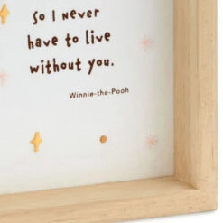 Hallmark Disney Winnie The Pooh Framed Quote Sign, 10x10 -Hallmark Shop Disney Winnie the Pooh Framed Quote Sign 1DYG2110 04