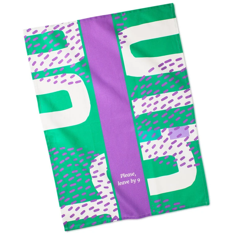 Drinks On Me Leave By 9 Funny Dish Towel 4 Drinks On Me Leave By 9 Funny Dish Towel - Image 2