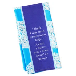 Drinks On Me Professional Help Funny Dish Towel