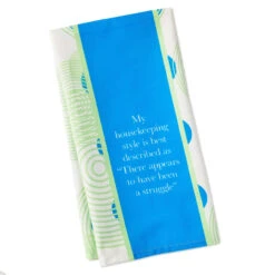 Drinks On Me Struggle Funny Dish Towel