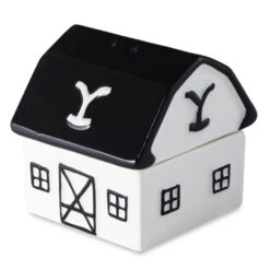 Hallmark Yellowstone Dutton Ranch Barn Stacked Salt And Pepper Shaker Set