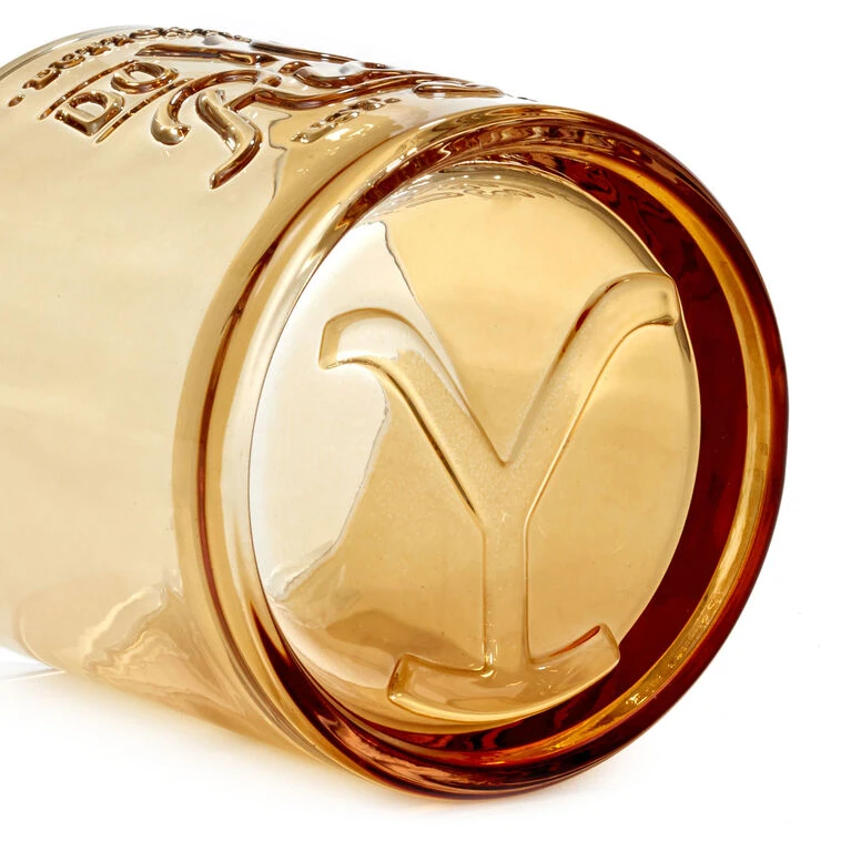 Hallmark Yellowstone Dutton Ranch Do You Ride? Lowball Glass, 9.5 Oz. 5 Hallmark Yellowstone Dutton Ranch Do You Ride? Lowball Glass, 9.5 Oz. - Image 3