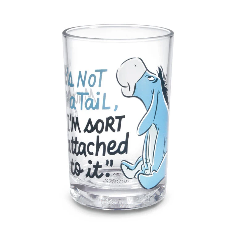 Hallmark Disney Winnie The Pooh Eeyore's Tail Collectible Drinking Glass, 13.5 Oz. 3 Hallmark Disney Winnie The Pooh Eeyore's Tail Collectible Drinking Glass, 13.5 Oz.