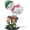 Precious Moments 'Tis The Season To Be Jolly Annual Figurine, 5.3" -Hallmark Shop Elves Carry Snowman Parade Float Figurine 251422 01