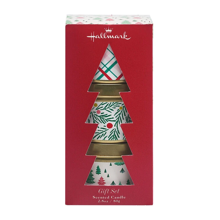 Festive Holiday Scented Candle Tins, 3-Pack 7 Festive Holiday Scented Candle Tins, 3-Pack - Image 5
