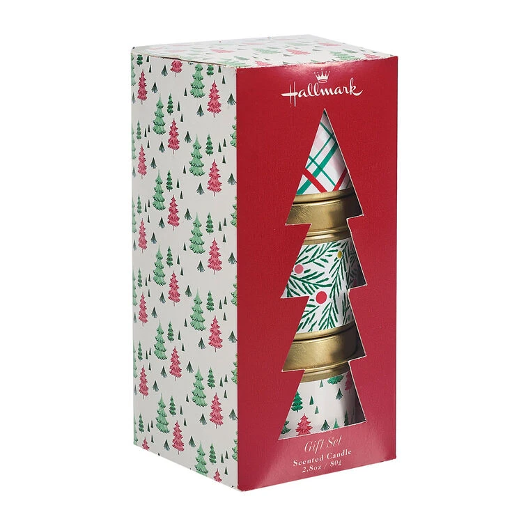 Festive Holiday Scented Candle Tins, 3-Pack 8 Festive Holiday Scented Candle Tins, 3-Pack - Image 6