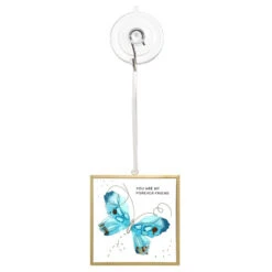 Demdaco Forever Friend Blue Butterfly Suncatcher