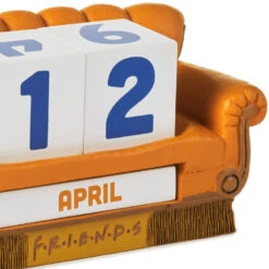 Hallmark Friends Orange Couch Perpetual Calendar 10 Hallmark Friends Orange Couch Perpetual Calendar -Hallmark Shop Friends Orange Couch Perpetual Calendar 1PCL1049 03