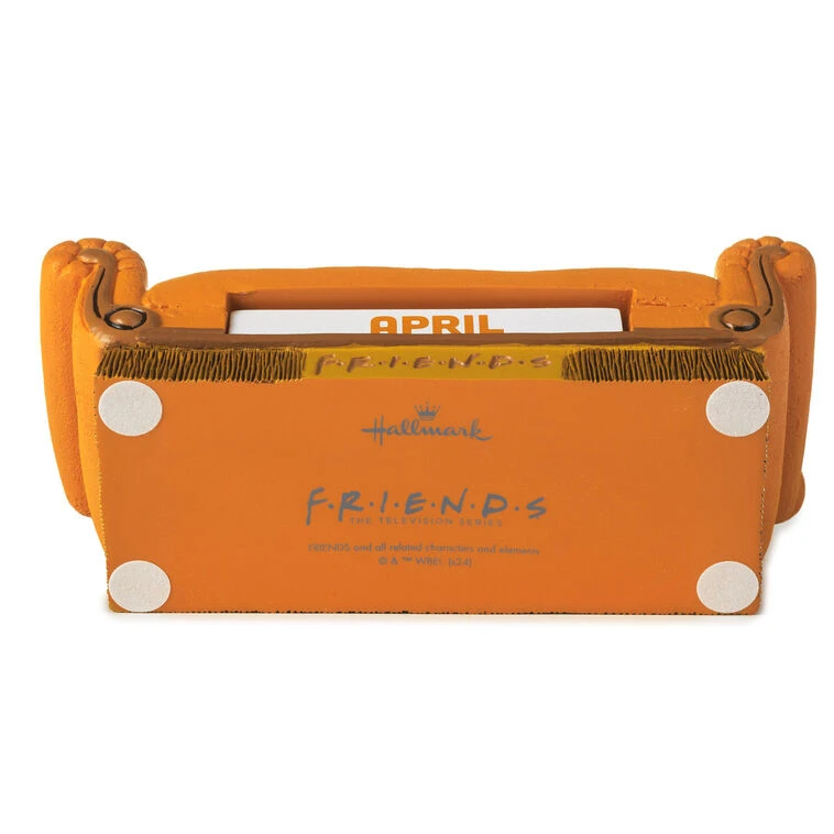 Hallmark Friends Orange Couch Perpetual Calendar 8 Hallmark Friends Orange Couch Perpetual Calendar - Image 6